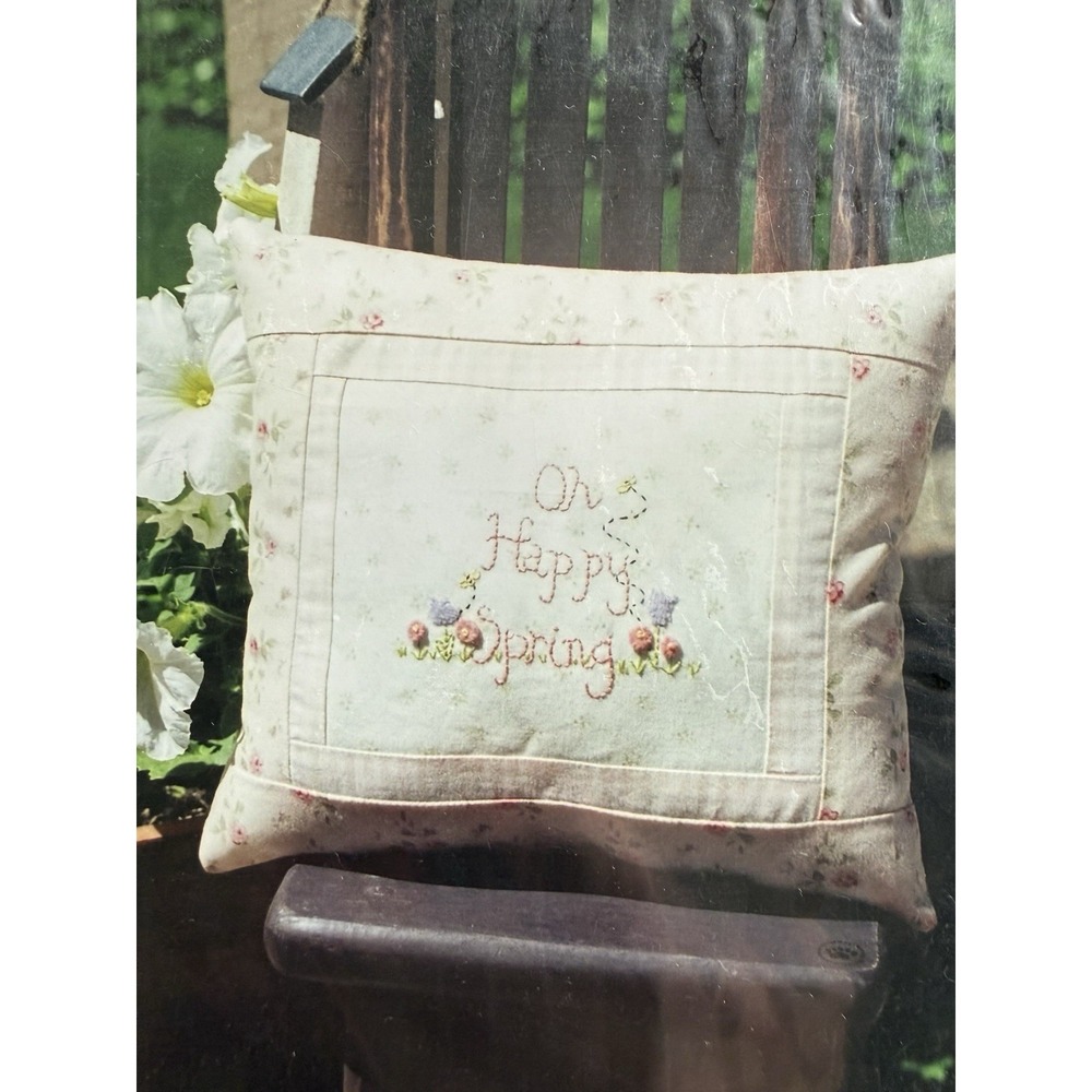 The Bees Knees Embroidery Pattern # 103 OH HAPPY SPRING